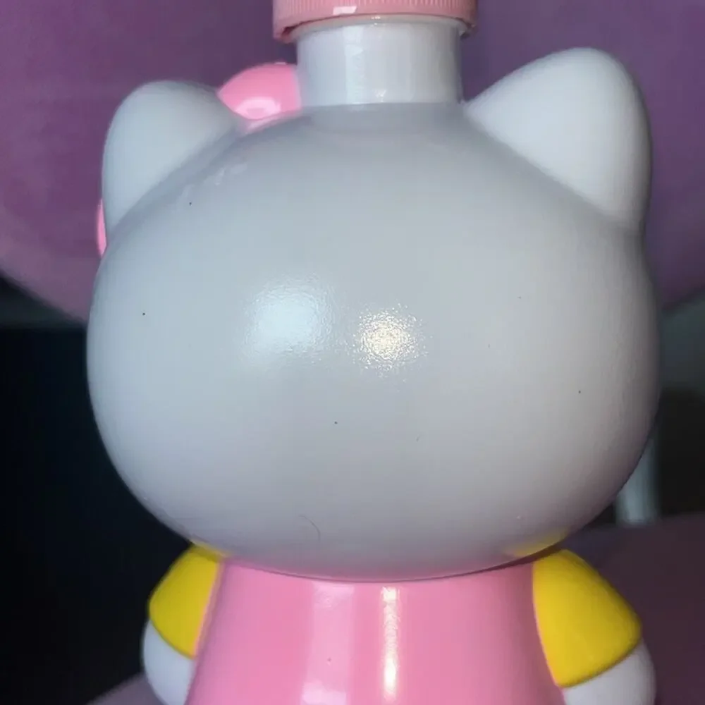 Hello Kitty Pink and Yellow Plastic Soap Dispenser
